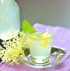 Image showing elderflower juice 