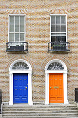 Image showing Georgian doors in Dublin