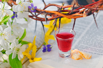 Image showing Taking Communion