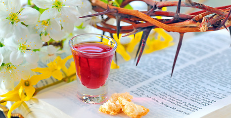 Image showing Taking Communion