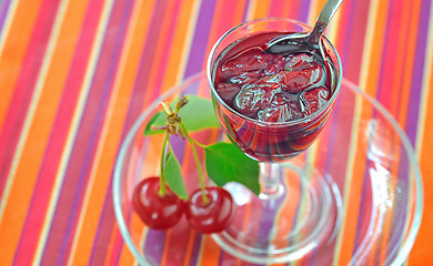 Image showing Cherry jam 