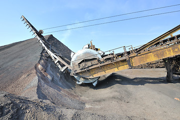 Image showing bucket wheel excavator