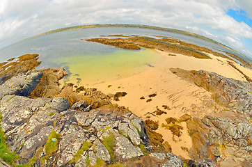 Image showing fisheye ireland countryside 