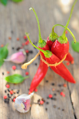 Image showing bunch of red chilies 