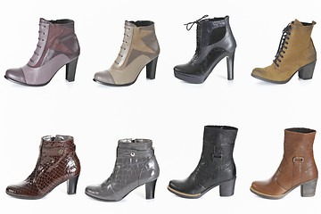 Image showing Different types of woman boot