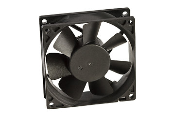 Image showing Black cooling fan