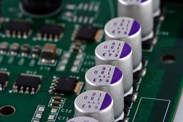 Image showing Electronics circuit board