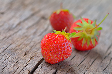 Image showing Fresh strawberries