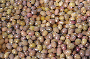 Image showing brown olives