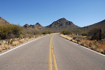 Image showing Desert highway