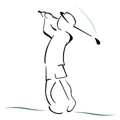 Image showing Golf symbol