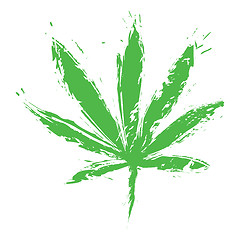 Image showing Cannabis leaf