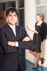 Image showing businessman in office