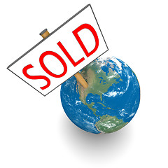 Image showing Sold planet