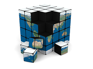 Image showing Earth blocks