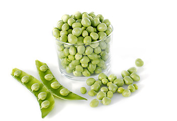 Image showing fresh peas