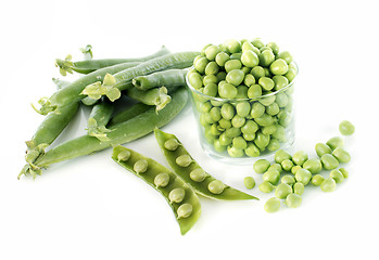 Image showing fresh peas