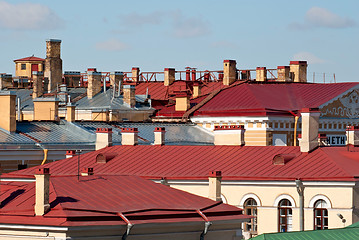 Image showing City rooftops.