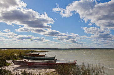 Image showing Fishing boats