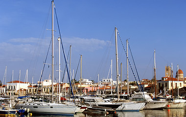 Image showing Aegina harbour