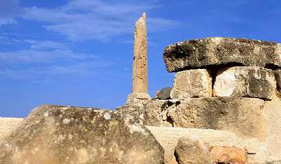 Image showing Greek temple column