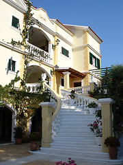 Image showing Hotel and staircase