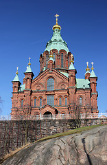 Image showing Uspenski Cathedral in Helsinki