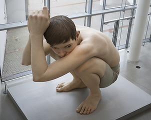 Image showing The sculpture Boy