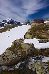 Image showing Norwegian mountain cabin