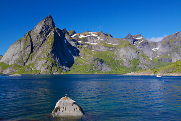 Image showing Scenic fjord in Norway