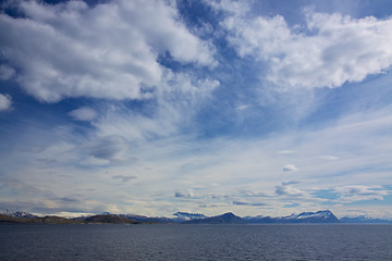 Image showing Norwegian coastline