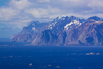 Image showing Rocky norwegian coast