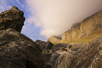 Image showing Rocks and cliffs