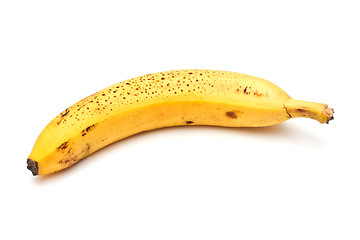 Image showing Ripe banana on white background