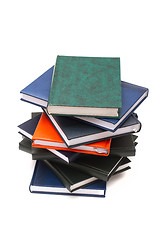 Image showing Stack of books, isolated on white background