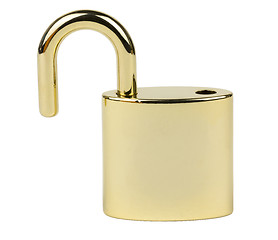 Image showing open padlock
