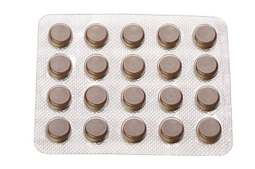 Image showing Pills in a blister pack