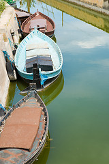 Image showing Traditional fishing boats