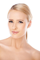 Image showing Portrait of cute blond woman