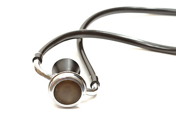 Image showing Medical stethoscope closeup