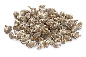 Image showing Chinese jasmine green tea 