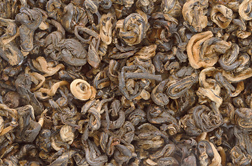 Image showing Chinese black tea as background