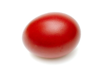 Image showing Red easter egg