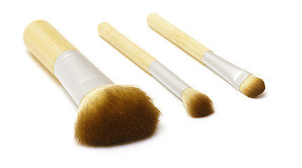 Image showing Makeup brushes