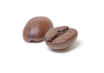 Image showing Coffee beans closeup