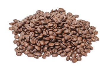 Image showing Heap of coffee beans