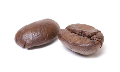 Image showing Coffee beans closeup