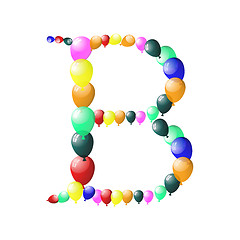 Image showing balloon letter