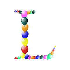 Image showing balloon letter