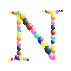 Image showing balloon letter